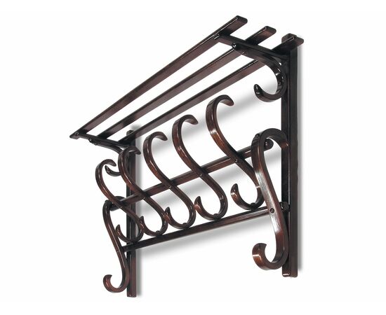Вешалка настенная В 7Н темно-коричневый, изображение 3 | Интернет магазин мебели и декора LifeDekor