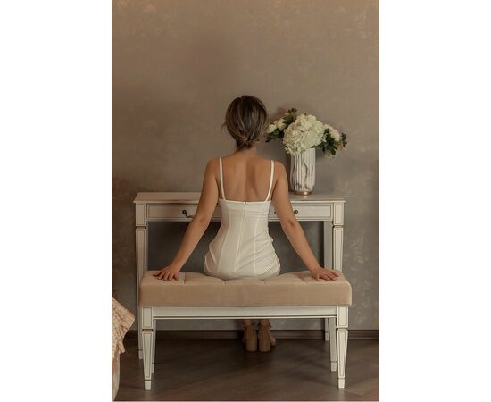 Консоль Васко В 91Н белый ясень/золото, изображение 5 | Интернет магазин мебели и декора LifeDekor