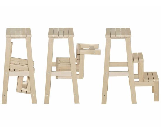 Табурет- стремянка лак, изображение 5 | Интернет магазин мебели и декора LifeDekor