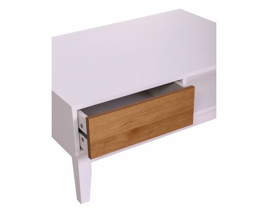 Стол Квадро молочный дуб/светлый дуб, изображение 3 | Интернет магазин мебели и декора LifeDekor