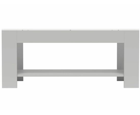 Стол журнальный BeautyStyle 26 графит светлый U708/стекло белое, изображение 2 | Интернет магазин мебели и декора LifeDekor