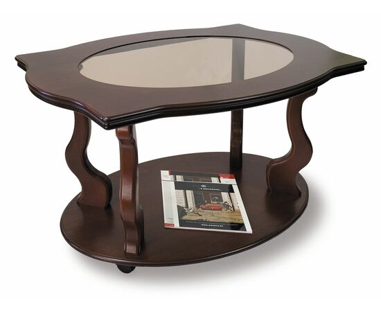 Стол журнальный Берже 3С темно-коричневый, изображение 3 | Интернет магазин мебели и декора LifeDekor