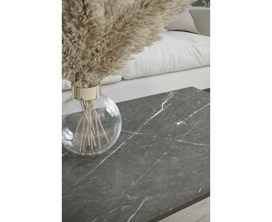 Стол журнальный Инсайд черный мрамор/черный, изображение 4 | Интернет магазин мебели и декора LifeDekor