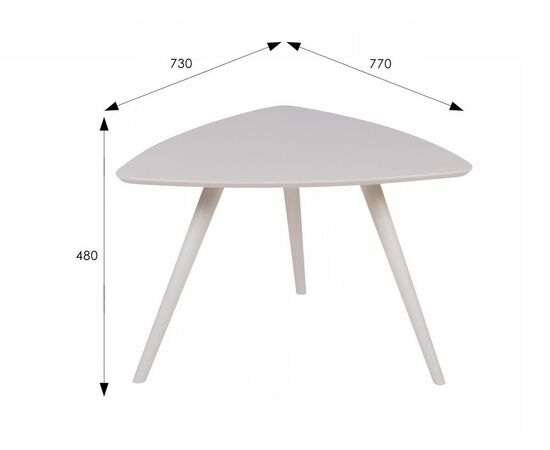 Стол журнальный Лорейн 1 бежевый, изображение 3 | Интернет магазин мебели и декора LifeDekor