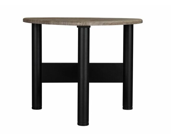 Стол журнальный Саут 3Д чёрный/палисандр натуральный, изображение 2 | Интернет магазин мебели и декора LifeDekor