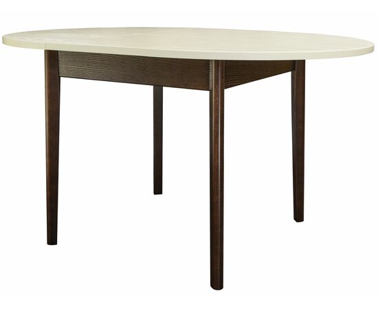 Стол обеденный Мариус М 81 раздвижной слоновая кость/орех 100/139*100, изображение 2 | Интернет магазин мебели и декора LifeDekor