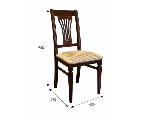 Стул Анри орех, Атина золотой, изображение 5 | Интернет магазин мебели и декора LifeDekor