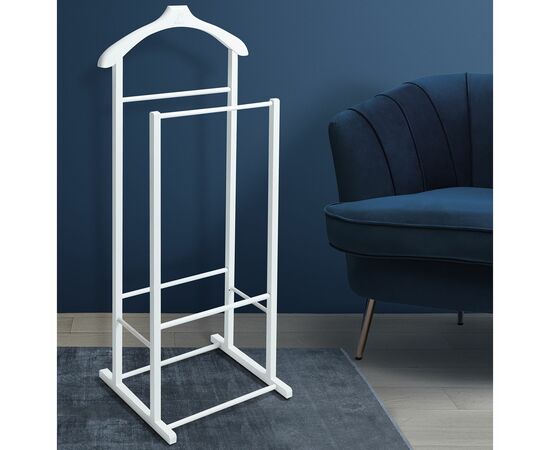 Вешалка костюмная В 27Н белый, изображение 4 | Интернет магазин мебели и декора LifeDekor