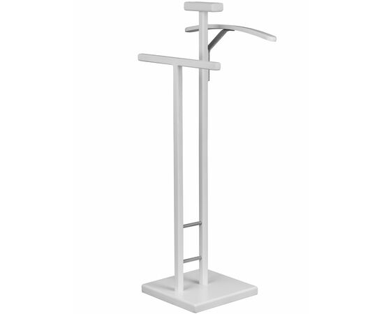 Вешалка костюмная ГАЛАНТ 340 металлик/ белый, изображение 2 | Интернет магазин мебели и декора LifeDekor