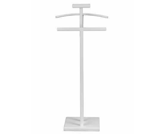 Вешалка костюмная ГАЛАНТ 340 металлик/ белый, изображение 3 | Интернет магазин мебели и декора LifeDekor