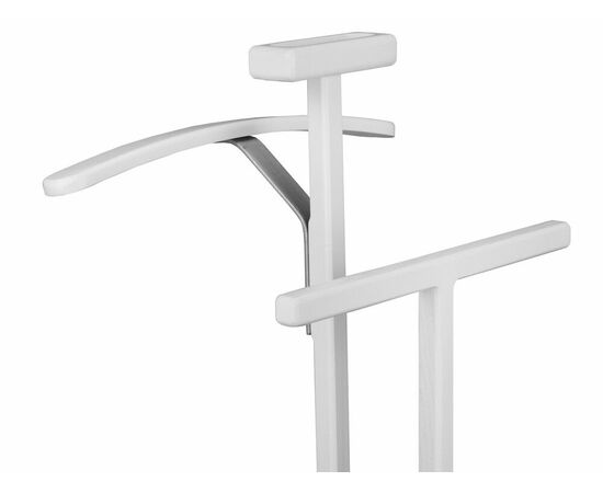 Вешалка костюмная ГАЛАНТ 340 металлик/ белый, изображение 5 | Интернет магазин мебели и декора LifeDekor