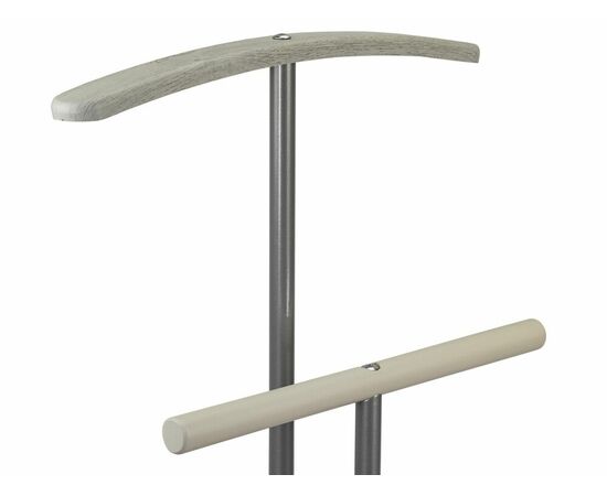 Вешалка костюмная Дэви 2 металлик/дуб дымчатый, изображение 4 | Интернет магазин мебели и декора LifeDekor