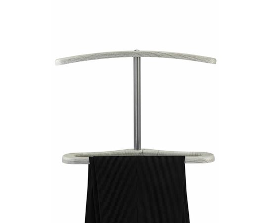 Вешалка костюмная Дэви 3 металлик/дуб дымчатый, изображение 5 | Интернет магазин мебели и декора LifeDekor