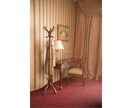 Вешалка напольная В 12Н средне-коричневый, изображение 4 | Интернет магазин мебели и декора LifeDekor