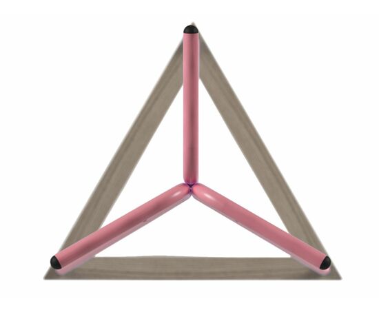 Вешалка напольная Галилео 213 розовый/шимо, изображение 3 | Интернет магазин мебели и декора LifeDekor