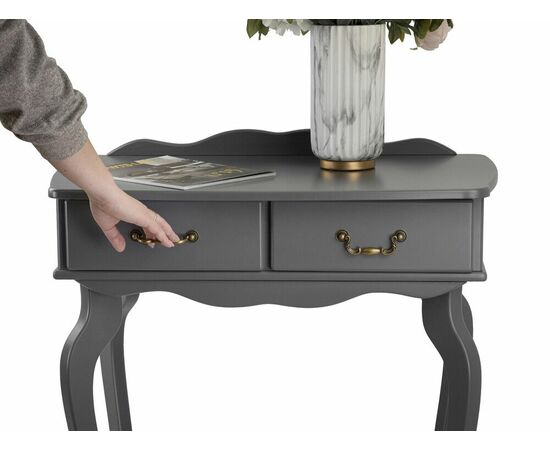 Консоль Берже 21 серый графит, изображение 5 | Интернет магазин мебели и декора LifeDekor