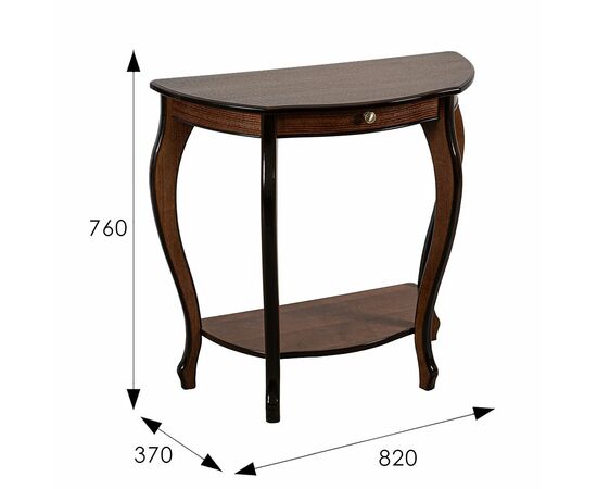 Консоль Элегант орех Л, изображение 4 | Интернет магазин мебели и декора LifeDekor