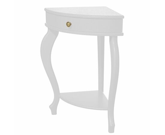 Консоль угловая Элегант молочный дуб Л | Интернет магазин мебели и декора LifeDekor