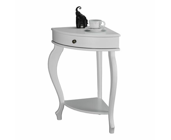 Консоль угловая Элегант молочный дуб Л, изображение 11 | Интернет магазин мебели и декора LifeDekor