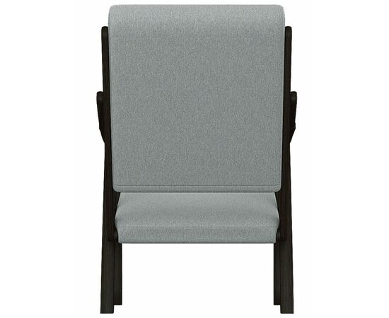 Кресло Вега 10 ткань серый, каркас венге, изображение 5 | Интернет магазин мебели и декора LifeDekor