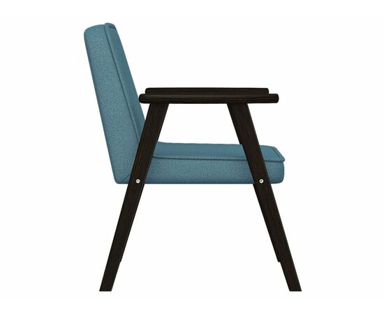 Кресло Ретро ткань голубой, каркас венге, изображение 4 | Интернет магазин мебели и декора LifeDekor