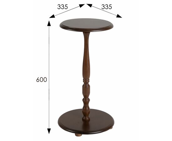 Подставка для цветов Селена средне-коричневый, изображение 2 | Интернет магазин мебели и декора LifeDekor