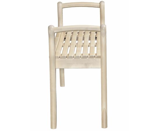 Скамья для прихожей с подлокотниками массив, каркас лак, изображение 3 | Интернет магазин мебели и декора LifeDekor