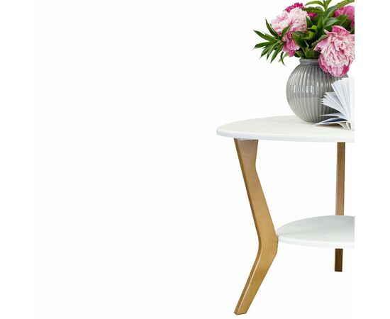 Стол журнальный BeautyStyle 15 белый/бук, изображение 7 | Интернет магазин мебели и декора LifeDekor