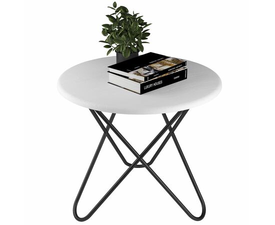 Стол журнальный BeautyStyle 20 белый/черный, изображение 3 | Интернет магазин мебели и декора LifeDekor