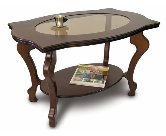 Стол журнальный Берже 1С тёмно-коричневый, изображение 4 | Интернет магазин мебели и декора LifeDekor