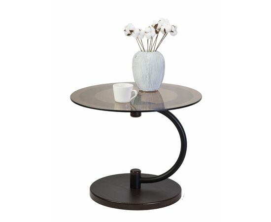 Стол журнальный Дуэт 13Н черный/венге/тонированное, изображение 5 | Интернет магазин мебели и декора LifeDekor