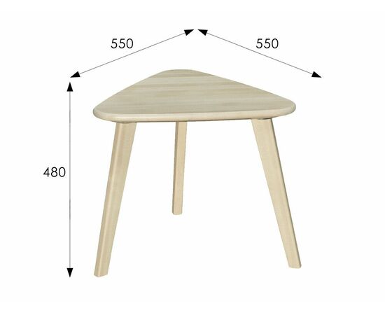 Стол журнальный Ретро лак, изображение 5 | Интернет магазин мебели и декора LifeDekor
