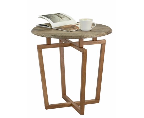 Стол журнальный Рилле 440 пленка дуб крымский состаренный/ бук, изображение 6 | Интернет магазин мебели и декора LifeDekor