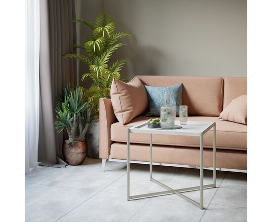 Стол журнальный Стефан лайт стоун/титан, изображение 7 | Интернет магазин мебели и декора LifeDekor