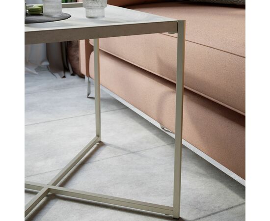 Стол журнальный Стефан лайт стоун/титан, изображение 8 | Интернет магазин мебели и декора LifeDekor