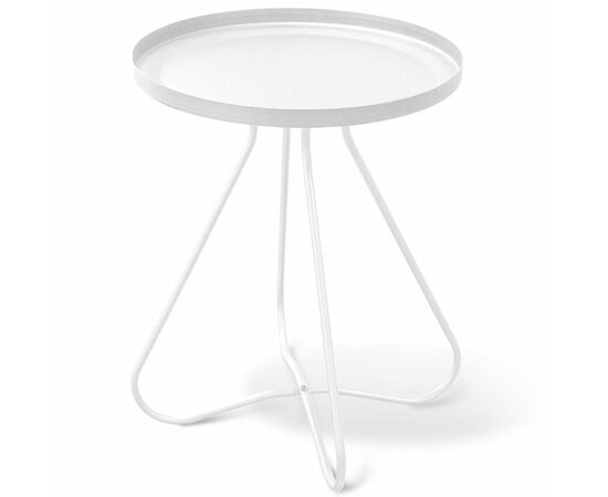 Столик журнальный SHT-CT3 белый муар, изображение 2 | Интернет магазин мебели и декора LifeDekor