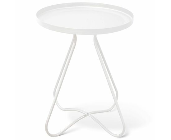 Столик журнальный SHT-CT3 белый муар, изображение 3 | Интернет магазин мебели и декора LifeDekor