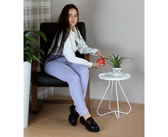 Столик журнальный SHT-CT3 белый муар, изображение 17 | Интернет магазин мебели и декора LifeDekor