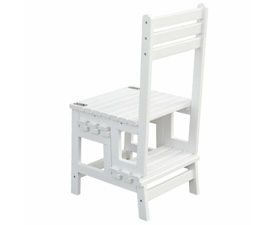 Стул-стремянка Массив снег, изображение 3 | Интернет магазин мебели и декора LifeDekor