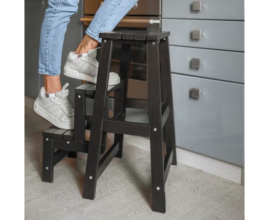 Табурет- стремянка венге, изображение 10 | Интернет магазин мебели и декора LifeDekor