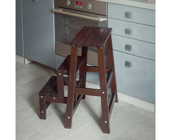 Табурет- стремянка орех, изображение 8 | Интернет магазин мебели и декора LifeDekor