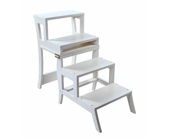 Стул-лестница трансформер (белый) | Интернет магазин мебели и декора LifeDekor
