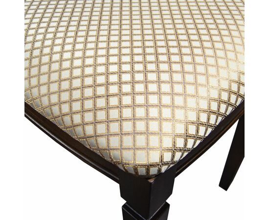 Банкетка Васко В 107Н орех, Атина золотой, изображение 3 | Интернет магазин мебели и декора LifeDekor