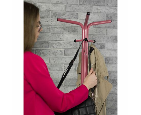 Вешалка напольная Галилео 213 розовый/шимо, изображение 7 | Интернет магазин мебели и декора LifeDekor