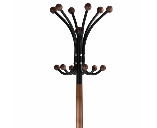 Вешалка напольная Д 1 ЛАЙТ черный/средне-коричневый, изображение 4 | Интернет магазин мебели и декора LifeDekor