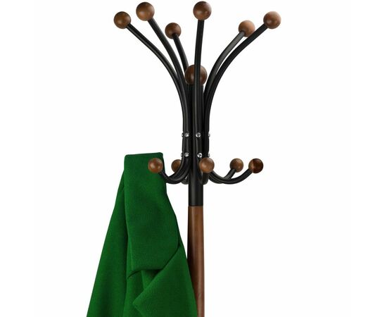 Вешалка напольная Д 1 ЛАЙТ черный/средне-коричневый, изображение 5 | Интернет магазин мебели и декора LifeDekor