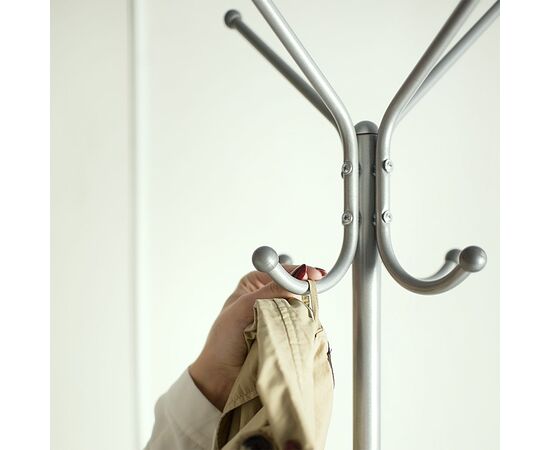 Вешалка напольная Пико 3 металлик, изображение 14 | Интернет магазин мебели и декора LifeDekor