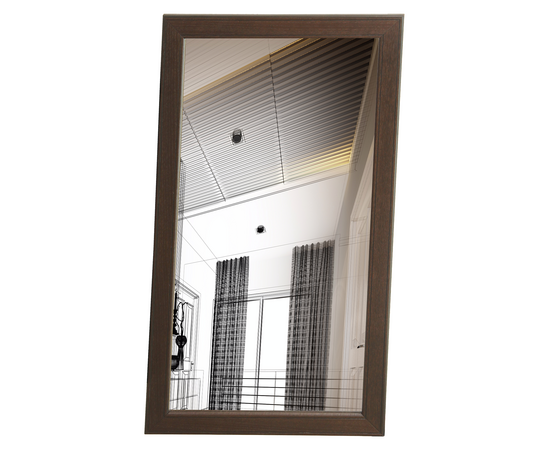 Зеркало Васко В 61Н темно-коричневый/патина 110 см х 60 см, изображение 3 | Интернет магазин мебели и декора LifeDekor