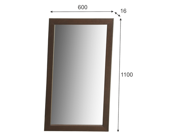 Зеркало Васко В 61Н темно-коричневый/патина 110 см х 60 см, изображение 4 | Интернет магазин мебели и декора LifeDekor