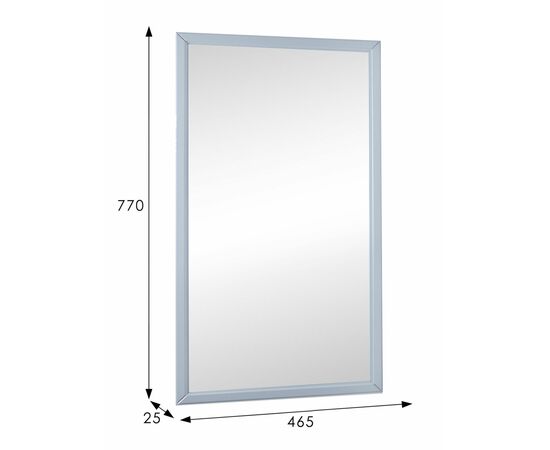 Зеркало настенное Артемида серый 77 см х 46, 5 см, изображение 4 | Интернет магазин мебели и декора LifeDekor